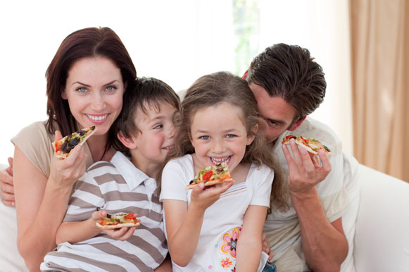 Sugestões de recheios para uma pizza em família