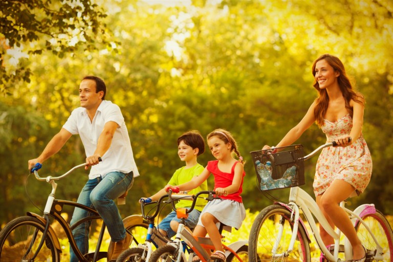 Atividades físicas entre pais e filhos