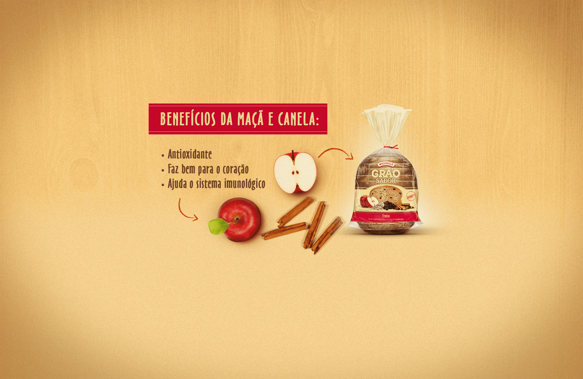 Os benefícios da maçã e canela