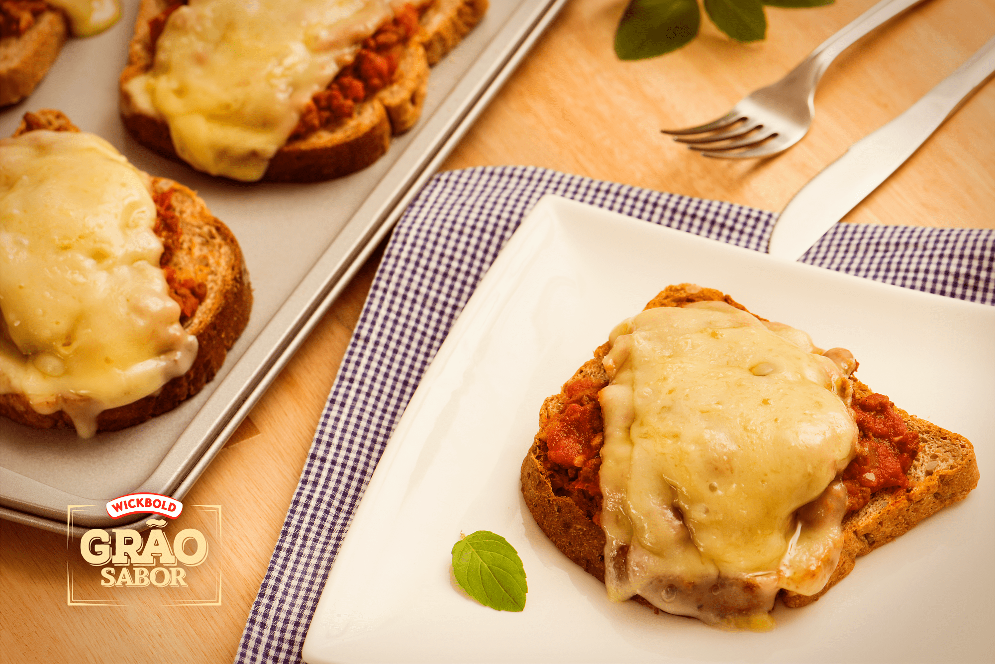 Parmegiana no pão