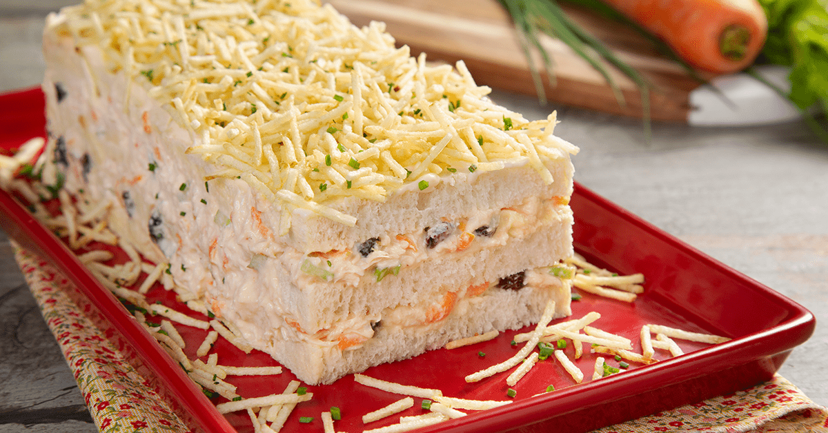 Torta fria de salpicão
