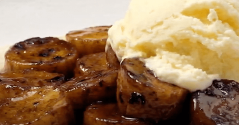 Banana flambada