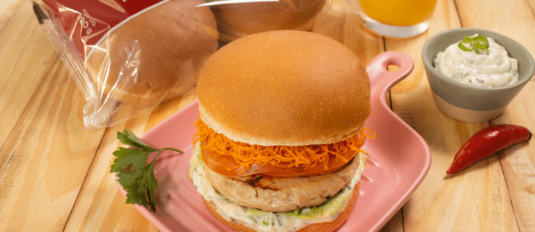 Maxi Burger com maionese de ervas